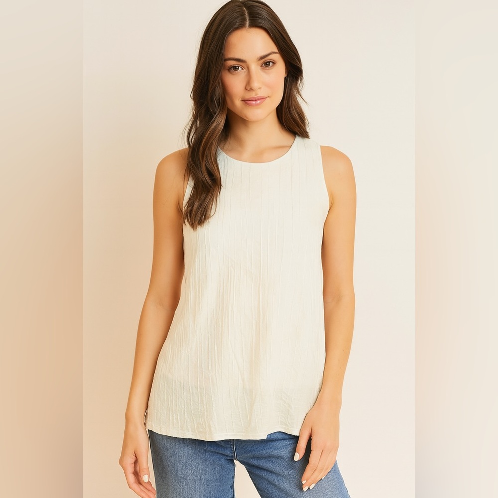 Etcetera Linen Top